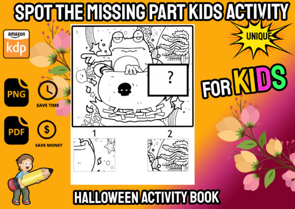 Halloween Spot the Missing Part Activity: A Creative and Educational Tool for Kids