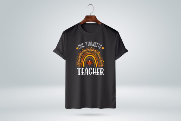 One Thankful Teacher Thanksgiving TShirt: A Unique Way to Show Appreciation