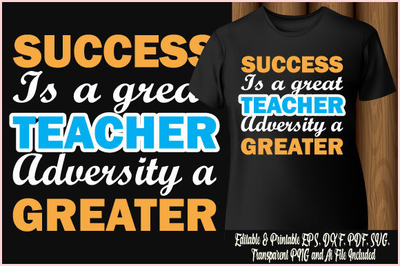 Teacher Day T-shirt Typography Craft a and Teacher Day T-shirt Typography Craft Vector Illustration T-shirt Design