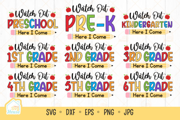Watch Out School Here I Come SVG: A Creative Tool for Back-to-School Enthusiasts